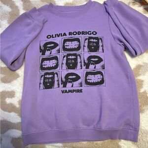 Olivia Rodrigo Purple Kids Sweater